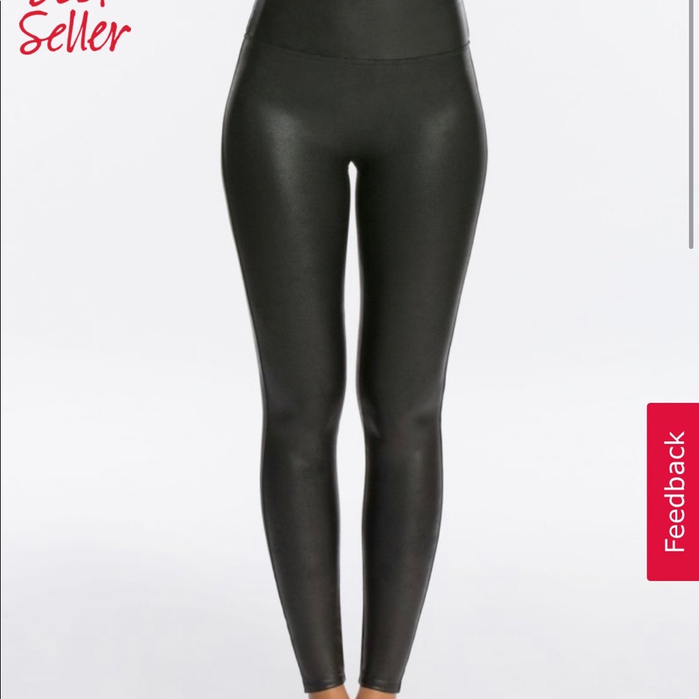 SPANX Faux Leather Leggings